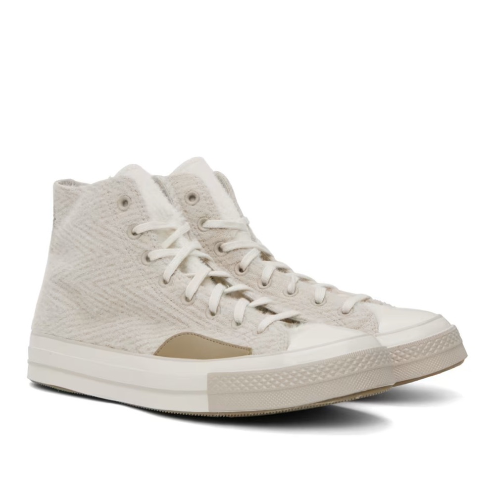 Converse Unisex Chuck 70 Cozy Utility Desert Sand High-Top Sneakers 6.5/8.5 wms